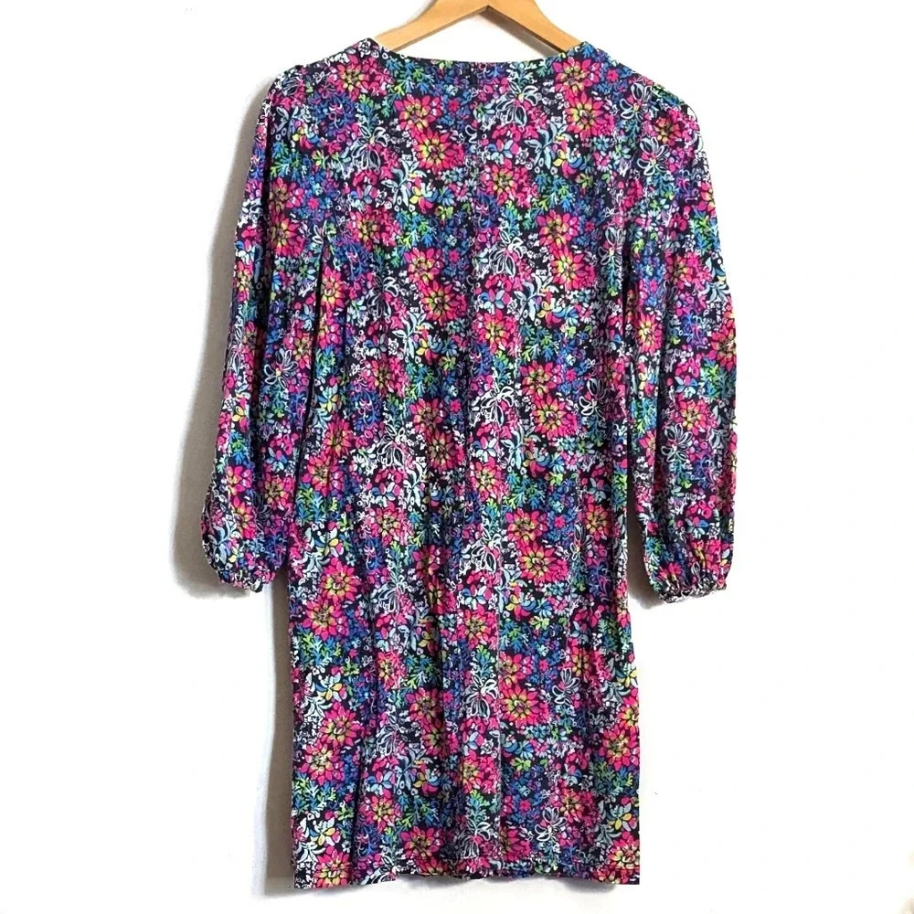 Lilly Pulitzer Diann Mini Dress in Multi Feeling Fintastic Pattern - Picture 4 of 8